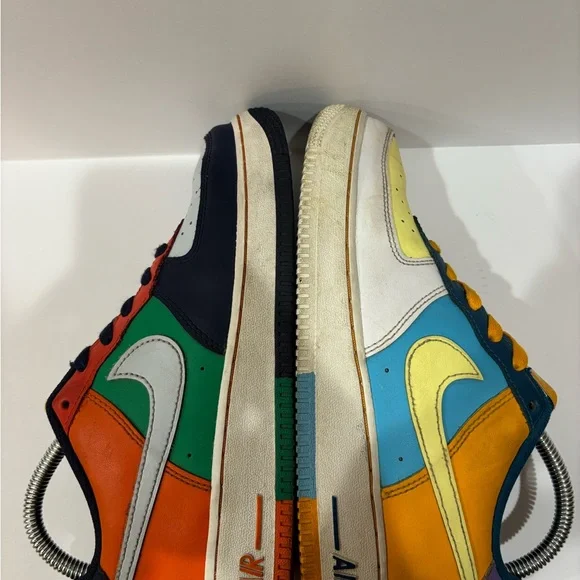 Nike Multicolor Air Force 1 Sneakers size 7 - Picture 7 of 9